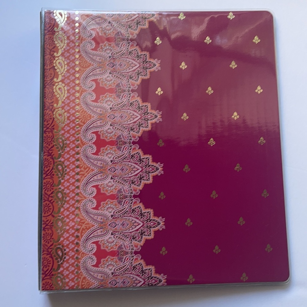 Carolina Pad Vinyl 1" Binder 10x11" The Taj Mahal - Picture 1 of 6